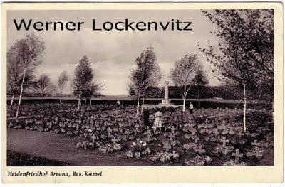 Ansichtskarte Breuna Bez. Kassel Heldenfriedhof