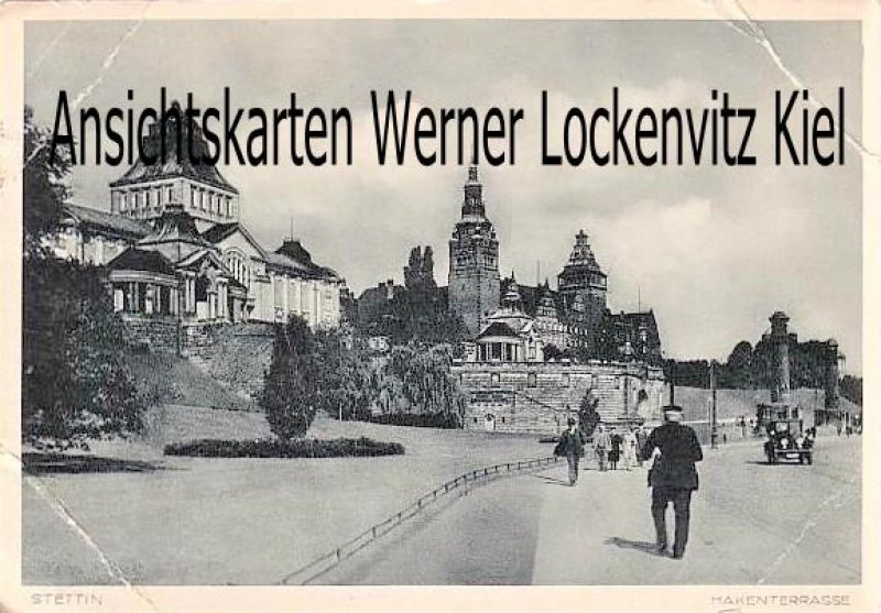 Ansichtskarte Hakenterrasse in Stettin Szczecin 