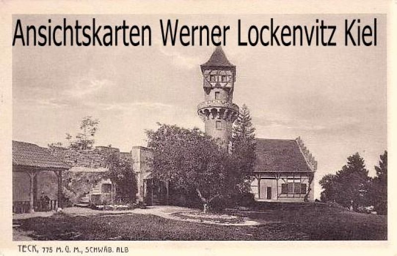 Ansichtskarte Owen-Teck Ortsansicht mit Turm