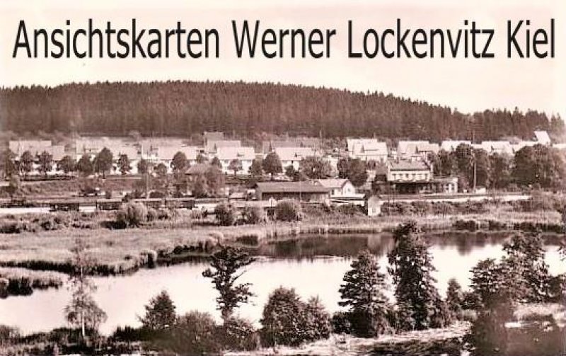 Ansichtskarte Walkenried Südharz Ortsansicht Blick vom Höllstein mit Bahnhof