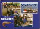 Ansichtskarte Nordsee-Krabben Krabbenfischer SW. 1 Elfriede Schleswig-Holstein Motive Berufe