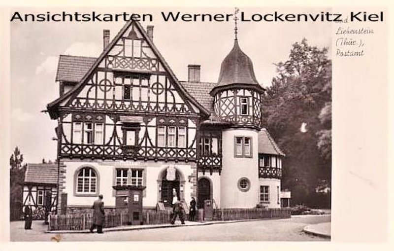 Ansichtskarte Bad Liebenstein Postamt