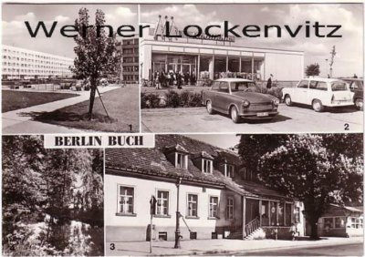 Ansichtskarte Berlin-Buch Neubauten an der Karower Chaussee Kaufpark 