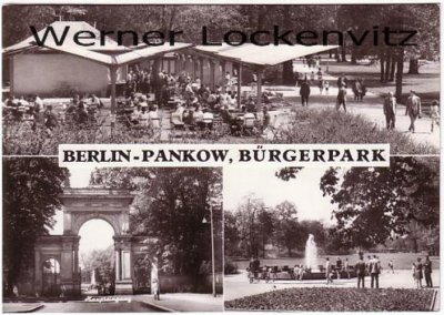Ansichtskarte Berlin-Pankow Bürgerpark 