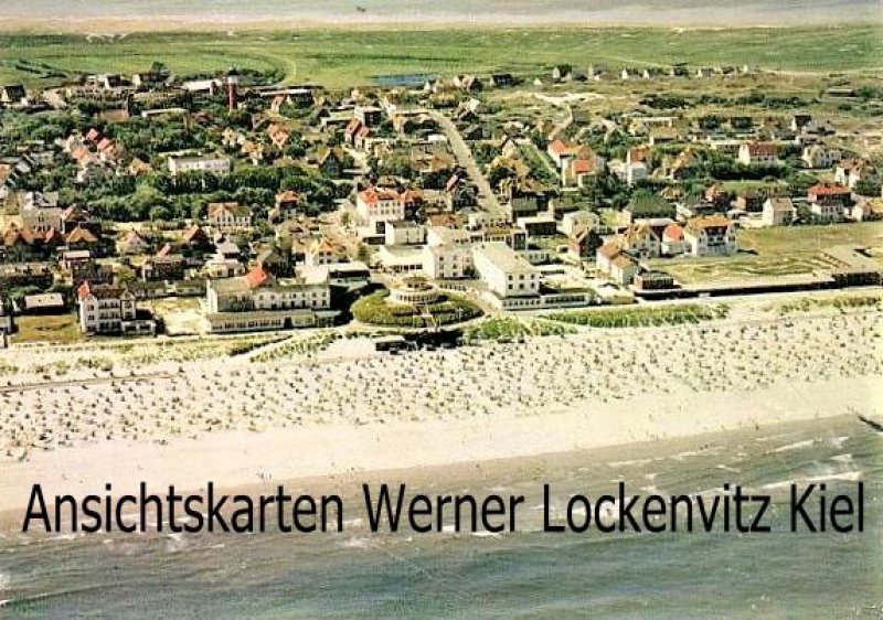 Ansichtskarte Wangerooge Panorama Luftaufnahme