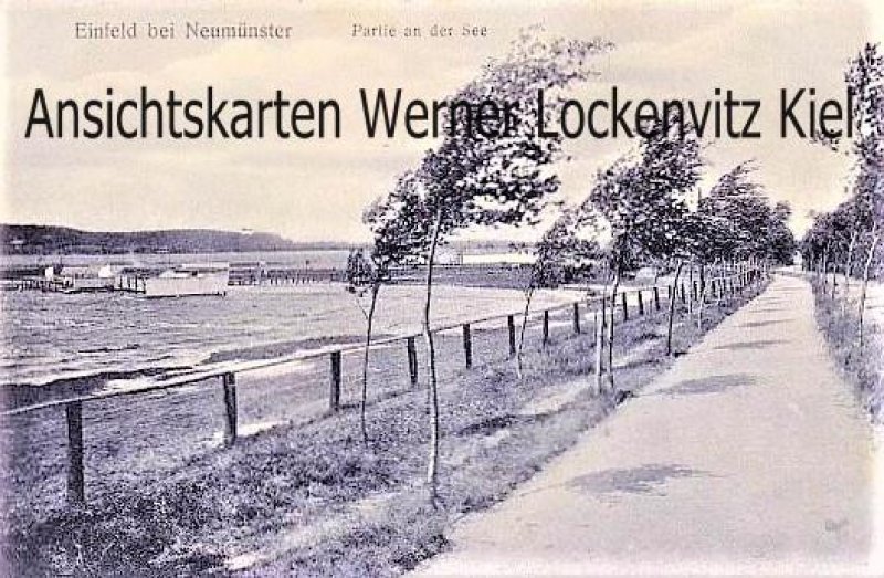 Ansichtskarte Neumünster-Einfeld Partie an der See