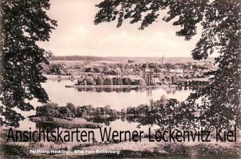 Ansichtskarte Feldberger Seenlandschaft Blick vom Reiherberg Panorama
