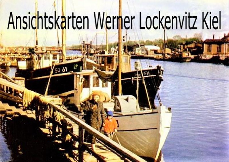 Ansichtskarte Heiligenhafen Blick auf den Graswarder mit Fischerbooten