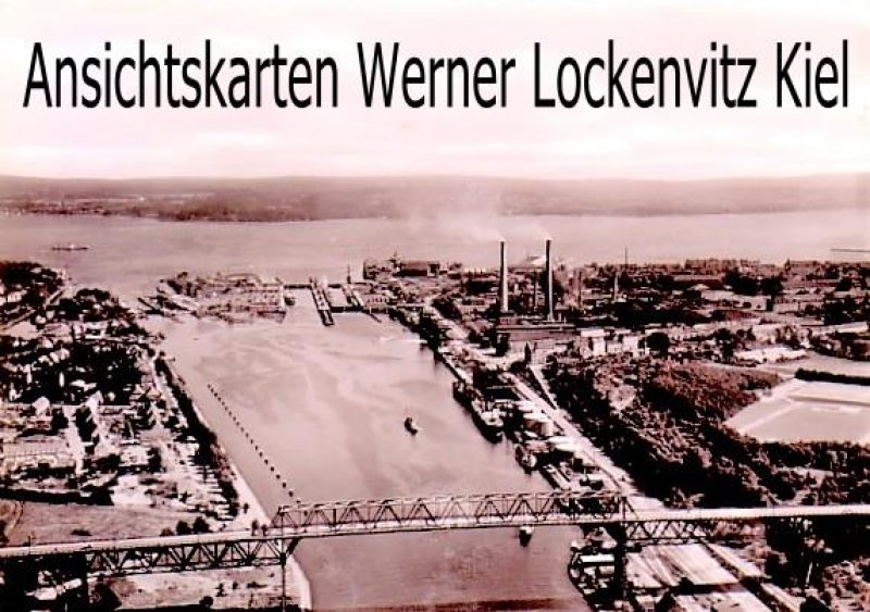 Ansichtskarte Kiel-Holtenau Kanal Luftaufnahme