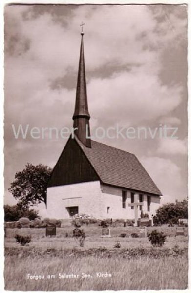Ansichtskarte Fargau-Pratjau am Selenter See Kirche