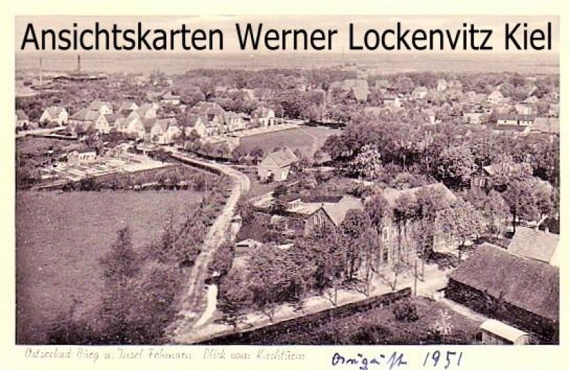 Ansichtskarte Burg auf Fehmarn Ortsansicht Blick vom Kirchturm