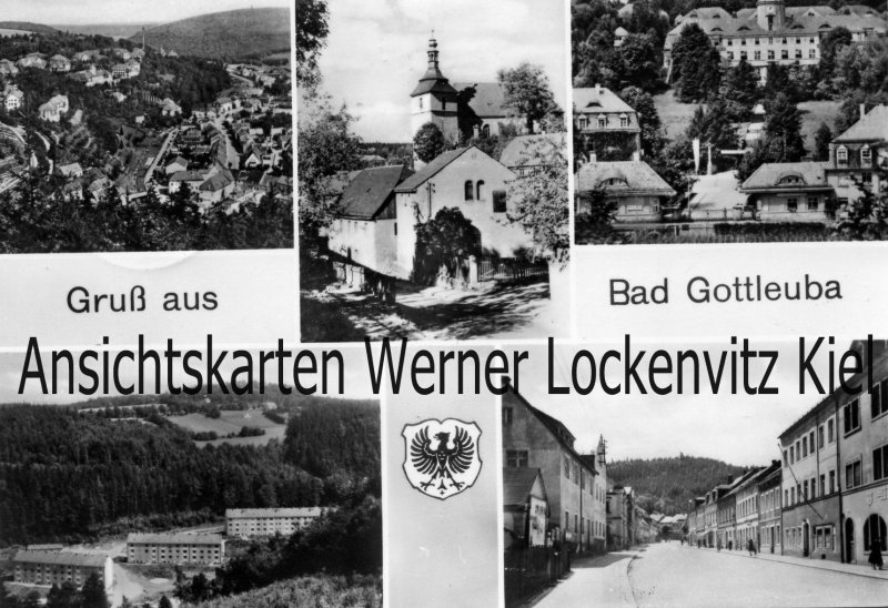 Ansichtskarte Bad Gottleuba-Berggießhübel Straßen Ortsansichten