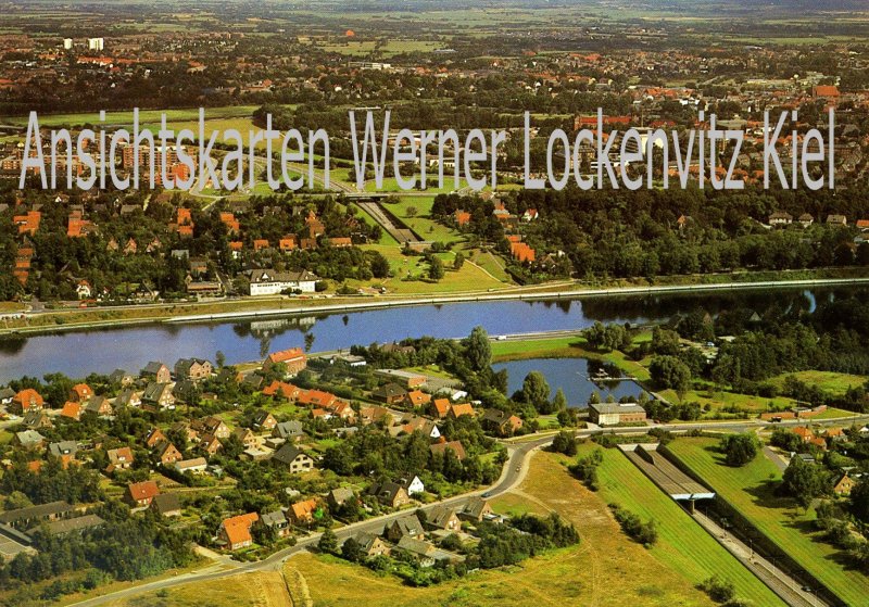 Ansichtskarte Rendsburg am Nord-Ostsee-Kanal Luftbild