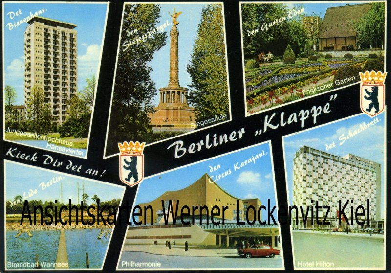 Ansichtskarte Berlin er Klappe Sonderstempel Gustav Robert Kirchhoff 
