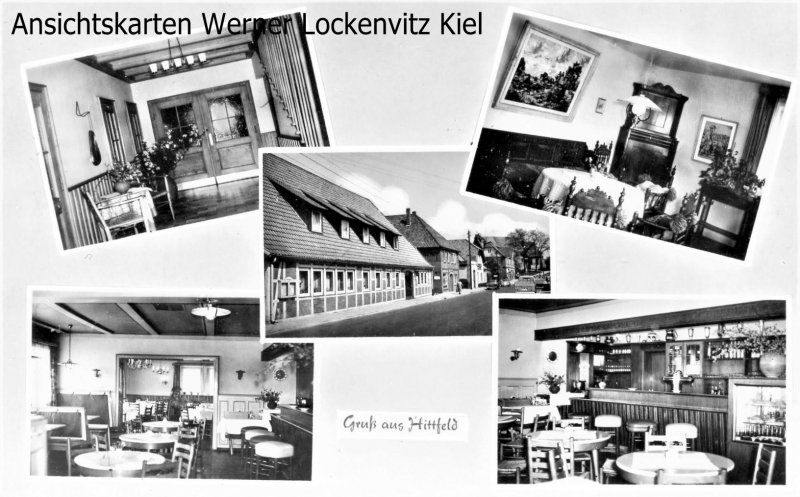 Ansichtskarte Hittfeld Krohwinkels Gasthaus Bes. Jakob Prange