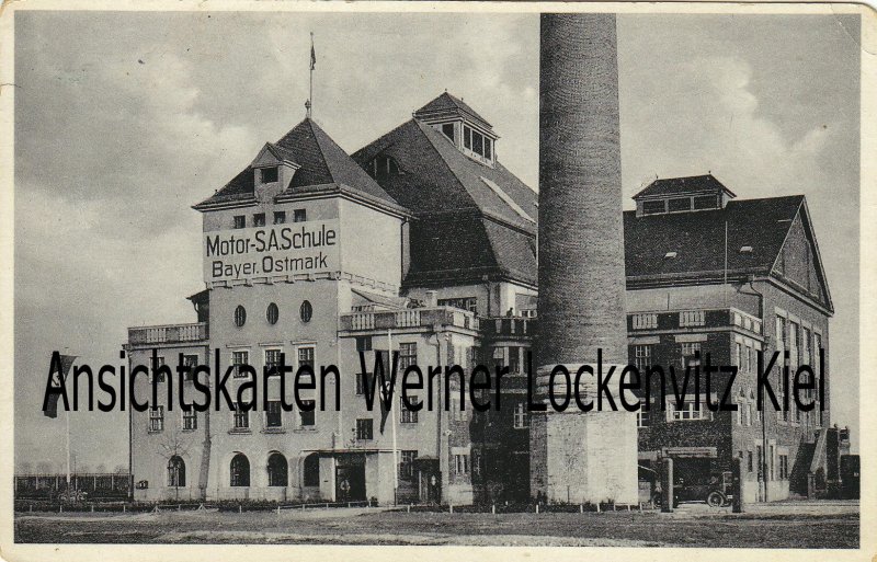 Ansichtskarte Regensburg Motor-SA Schule Bayer. Ostmark