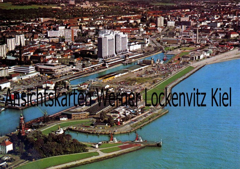 Ansichtskarte Bremerhaven Luftaufnahme