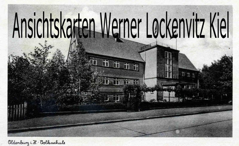 Ansichtskarte Oldenburg in Holstein Volksschule