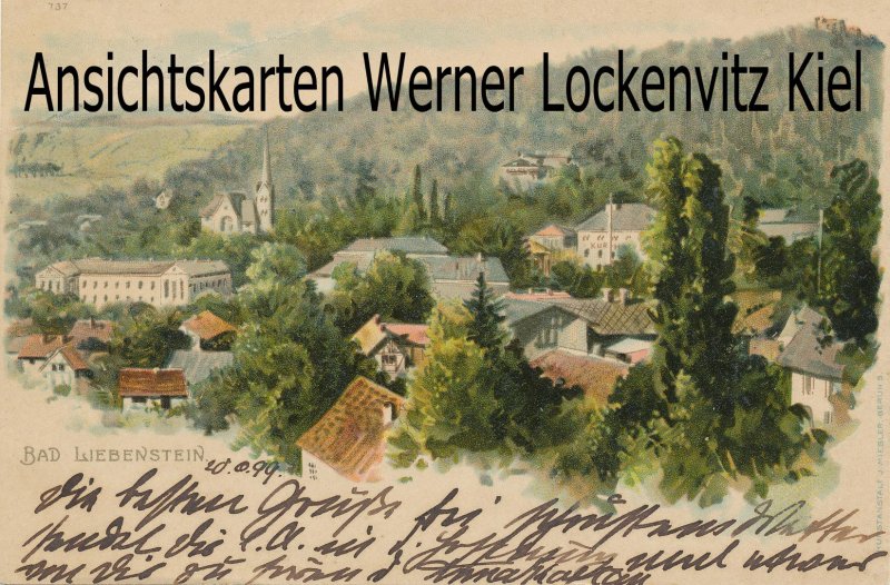 Ansichtskarte Bad Liebenstein Ortsansicht