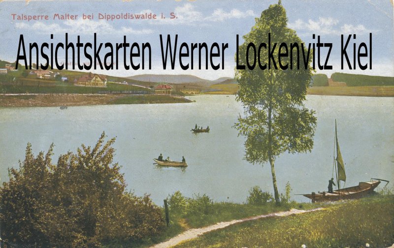 Ansichtskarte Dippoldiswalde Talsperre Malter