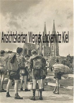 Ansichtskarte Unterm Regensburger Dom Pfadfinder Wandervogel