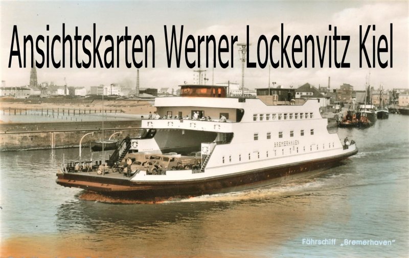 Ansichtskarte Fährschiff Bremerhaven