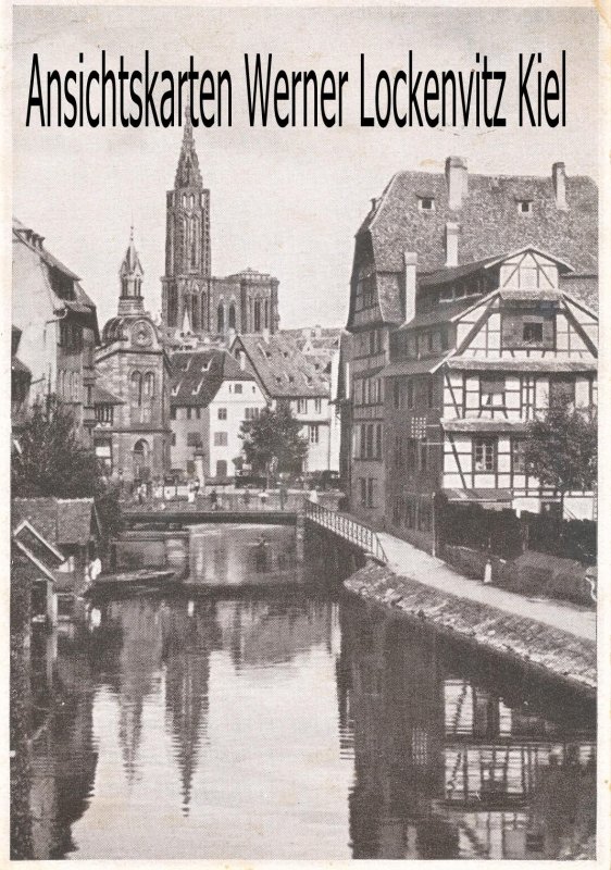 Ansichtskarte Carte Postale Frankreich France Straßburg Strassburg Strasbourg Blick auf Münster