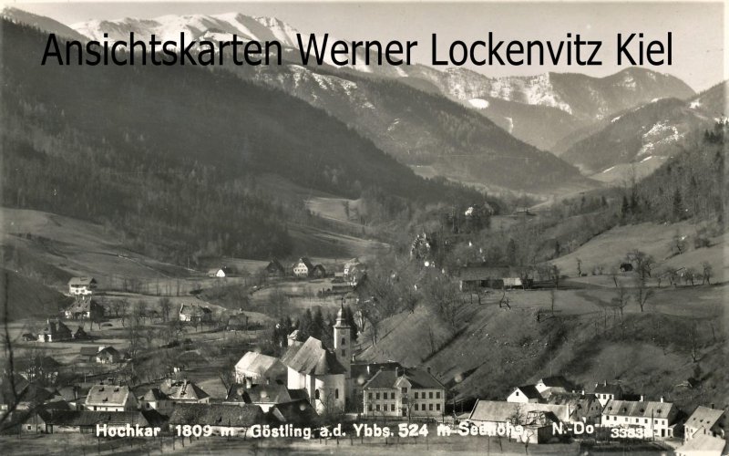 Ansichtskarte Österreich Göstling an der Ybbs Ortsansicht