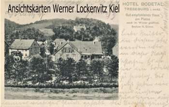 Ansichtskarte Treseburg im Harz Hotel Bodetal