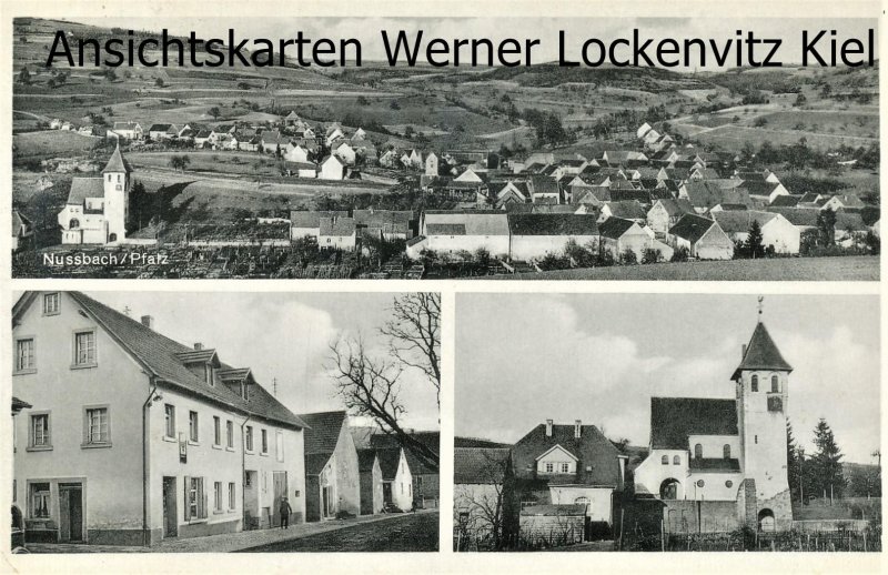 Ansichtskarte Nußbach Pfalz Ortsansichten
