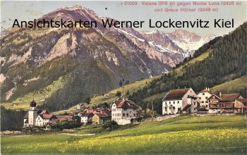 Ansichtskarte Schweiz Valens SG Pfäfers Ortsansicht