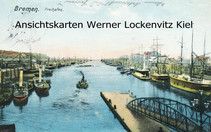 Ansichtskarte Bremen Freihafen