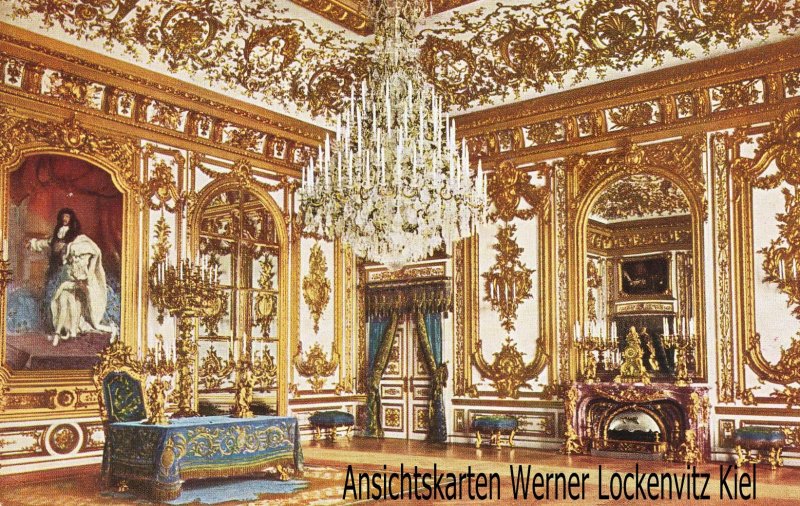 Ansichtskarte Chiemsee Beratungssaal Königsschloß Herrenchiemsee 